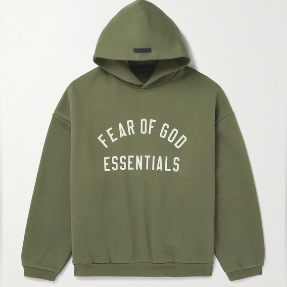 FEAR OF GOD ESSENTIALS NWT
Oversized Logo-Print Cotton-Blend Jersey Hoodie - Picture 1 of 7
